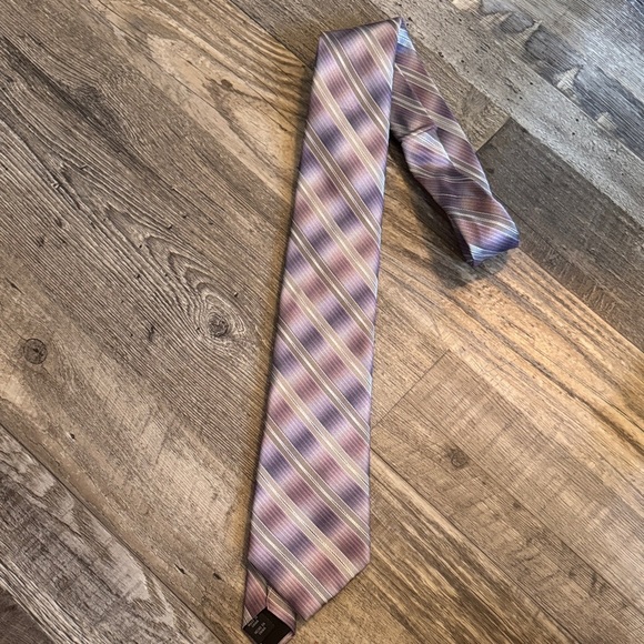 Arrow Purple Plaid Men's Tie - Picture 1 of 3